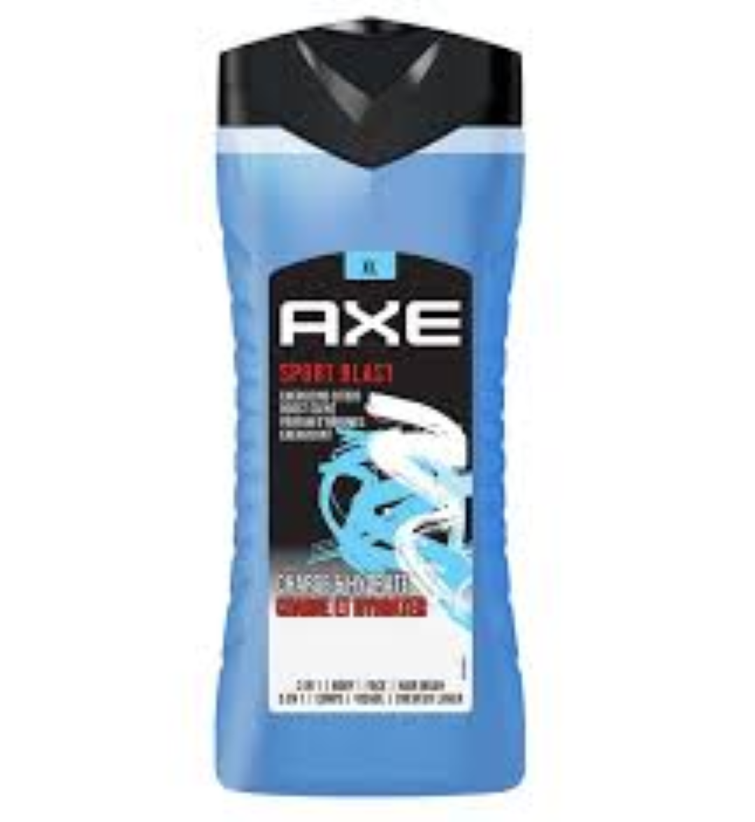 AXE 3IN1 BODY/HAIR/FACE WASH SPORT BLAST 400ML